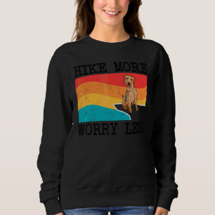 Vandra mer, oroa dig mindre walesisk terrier grafi t shirt