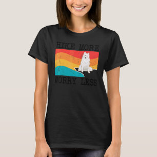 Vandra Mer Oroa Mindre Amerikansk Eskimåhund Grafi T Shirt