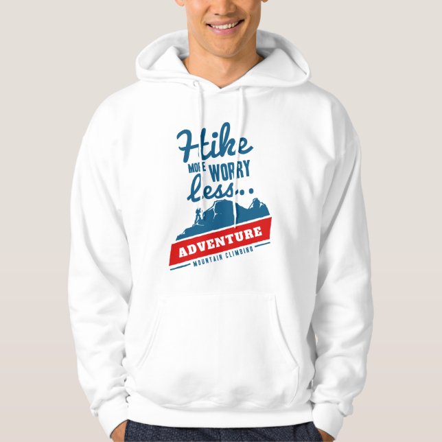 Vandra Mer Oroa Mindre Camping Hoodie (Framsida)