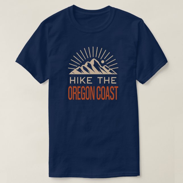Vandra Oregon Coast Trail Sunburst T Shirt (Design framsida)