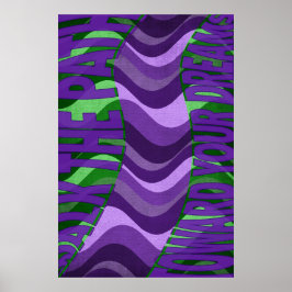 Vandra Vägen Mot Dina Drömmar Väggkonst