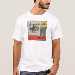 Vandrare gå hitta det Äventyr Utforskning Ordspråk T Shirt