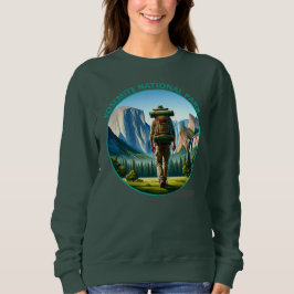 Vandrare i Yosemite Nationalpark T Shirt