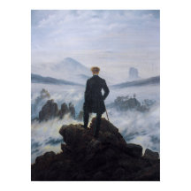 Vandrare ovanför dimhavet – Friedrich