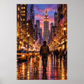 Vandraren New York Poster