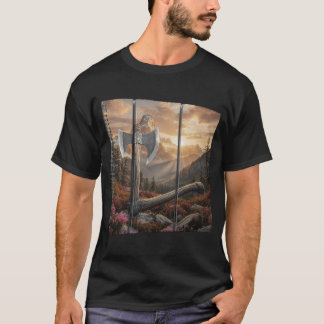 Vandrarens Yxa - Bergsdal Solnedgång T Shirt