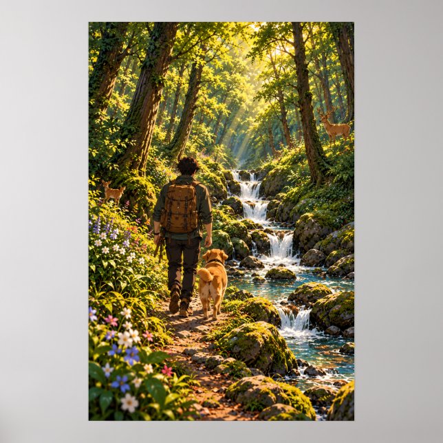 Vandrarnas skog poster (Framsidan)
