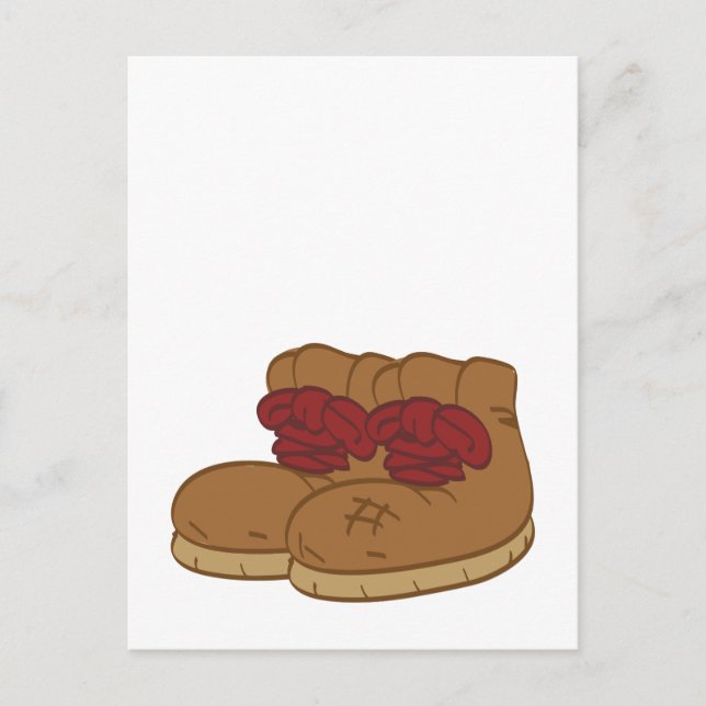 Vandrarskor Vykort (Framsida)