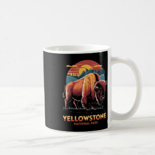 Vandring Camping Retro Yellowstone Nationalpark Bi Kaffemugg