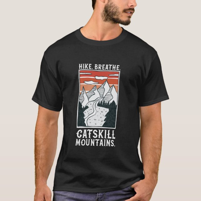 Vandring - Catskill Mountains T Shirt (Framsida)