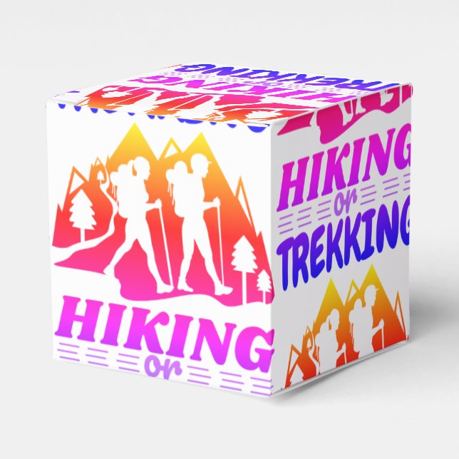 Vandring eller Trekking Presentaskar (Framsidan Sidan)