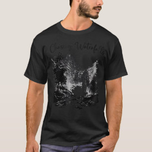 Vandring Jakten På Vattenfall Vandrare Naturälskar T Shirt