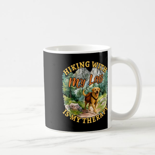 Vandring med min labradorrolig labrador retriever  kaffemugg (Höger)