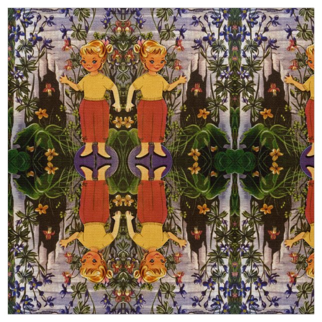 Vandring med mina tjejkompisar! tyg (Provkarta)