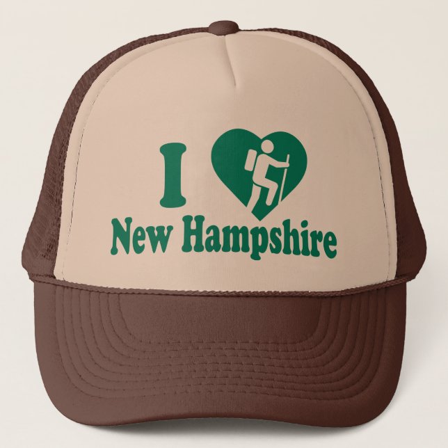 Vandring New Hampshire Truckerkeps (Framsida)