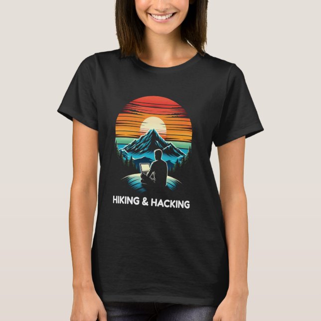Vandring Och Hacking - Kodare Utomhus T Shirt (Framsida)