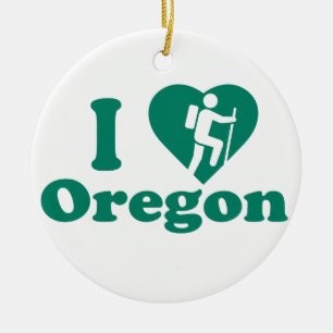 Vandring Oregon Julgransprydnad Keramik