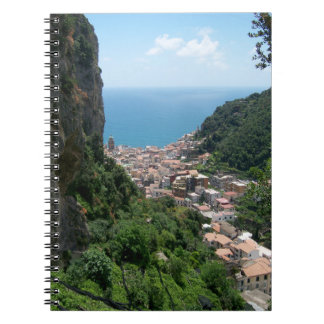 Vandring ovanför Amalfi Anteckningsbok Med Spiral