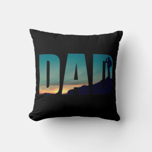 Vandring vandrare pappa present kudde