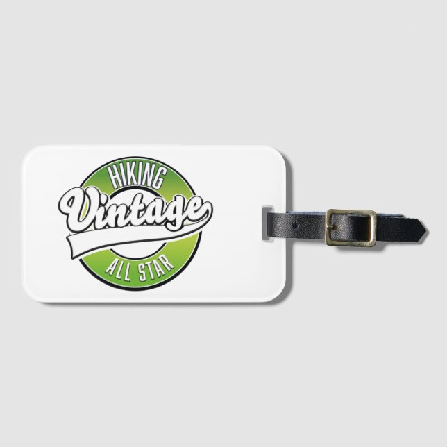 Vandring Vintage all star Bagagebricka (Framsida horisontal)