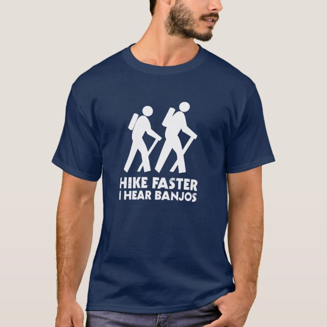 Vandringen snabbare hör jag Banjos Tee (Framsida)