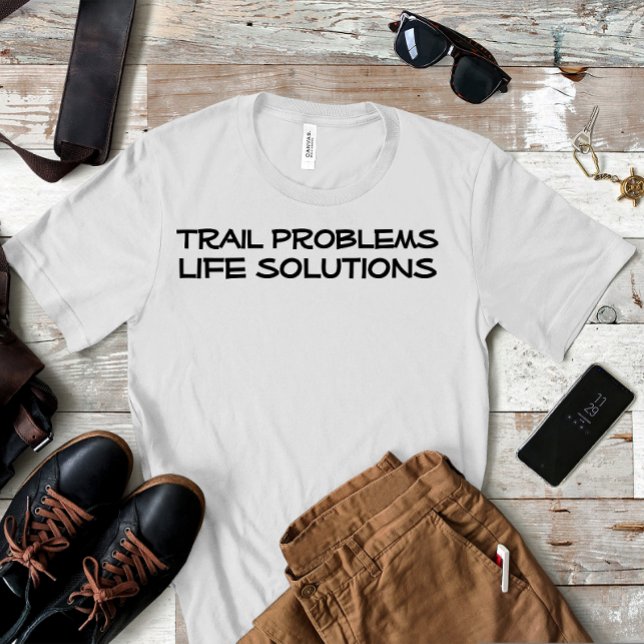 Vandrings camping humor svart t shirt (Skapare uppladdad)