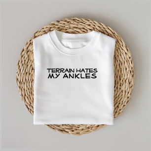 Vandrings camping vandring humor svart t shirt