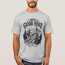 Vandringsäventyr Bergsvandring Present Ryggsäck T Shirt