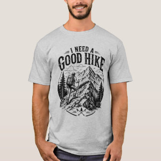 Vandringsäventyr Bergsvandring Present Ryggsäck T Shirt