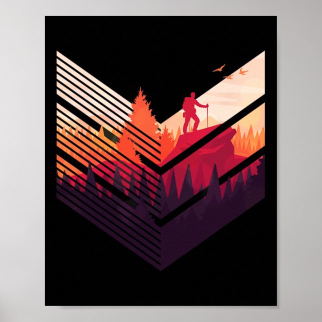 Vandringsäventyr Natur  Poster (Framsidan)