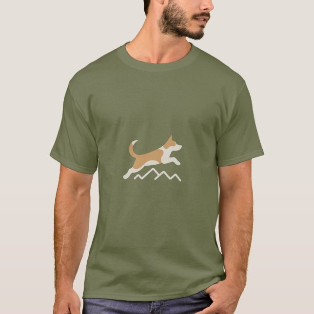 vandringsäventyr t shirt (Framsida)