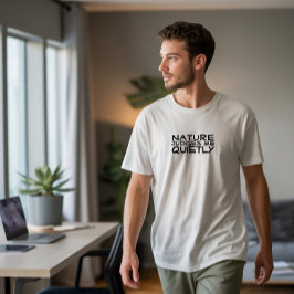 Vandringshumor camping svart t shirt