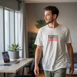 Vandringshumor svart röd t shirt