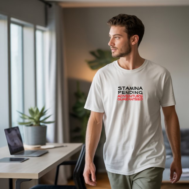 Vandringshumor svart röd t shirt (Skapare uppladdad)