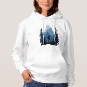 Vandringsklubbens Bergssiluett Äventyrs Grafik T Shirt