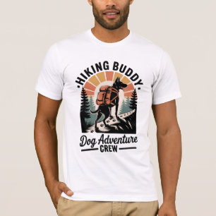 Vandringskompis Hundälskare Äventyrs-T-Shirt T Shirt