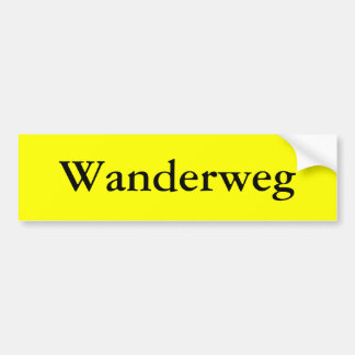 Vandringsled Bildekal