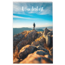 Vandringslust landskapsfoto kalender