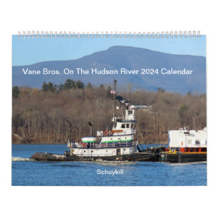 Vane Bros. Tugs på Hudsonfloden 2024 Kalender