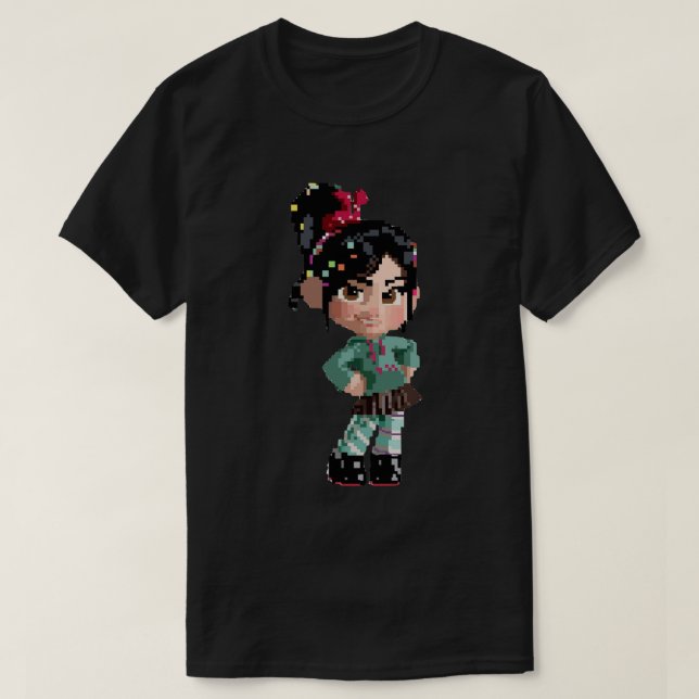 Vanellope Pixel T Shirt (Design framsida)