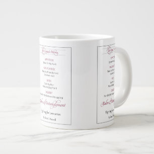 Vanessa Menu Mugg Jumbo Mugg