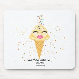 Vanessa Vanilla Creamy Dreamies Mouse Pad Musmatta