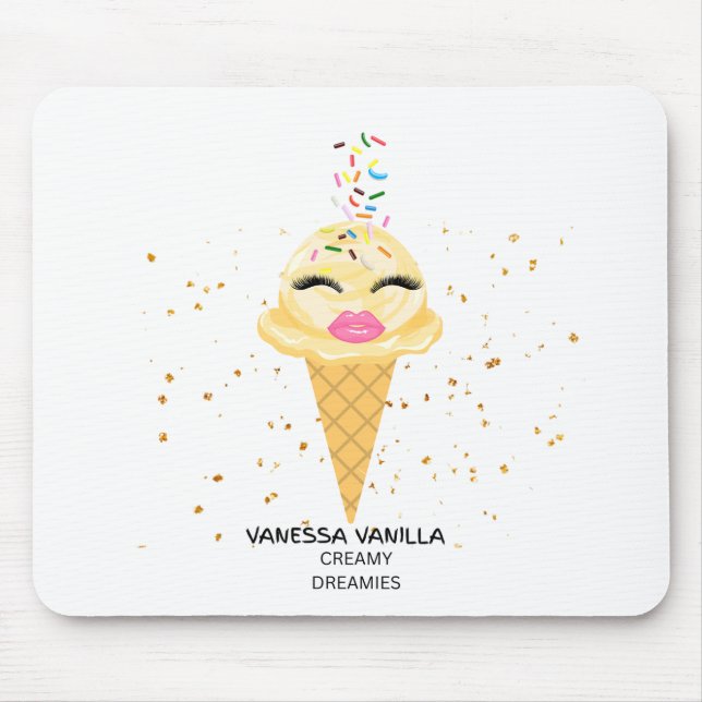 Vanessa Vanilla Creamy Dreamies Mouse Pad Musmatta (Framsidan)