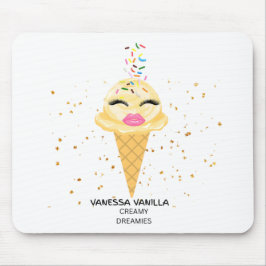 Vanessa Vanilla Creamy Dreamies Mouse Pad Musmatta