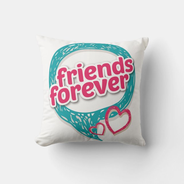 Vänforever lovehjärtor <3 kudde (Framsida)
