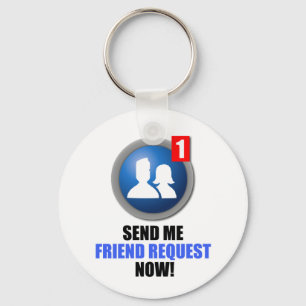 Vänförfrågan Keychain Nyckelring