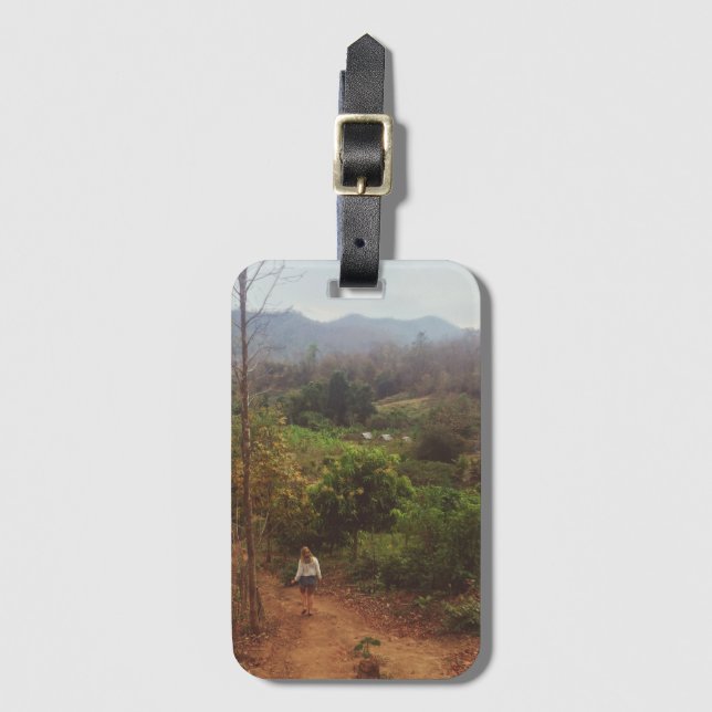 Vang Vieng Bagagebricka (Framsida vertikal)