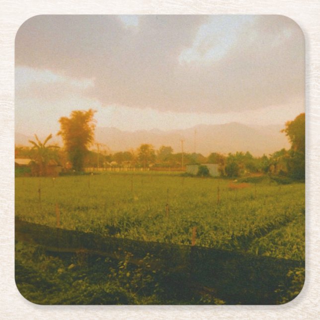 Vang Vieng - Laos  Underlägg Papper Kvadrat (Framsidan)