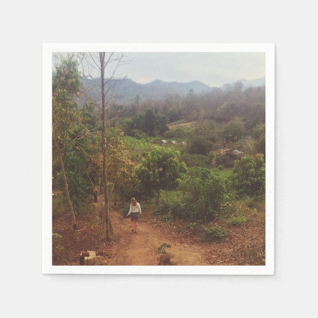 Vang Vieng Pappersservett (Framsidan)