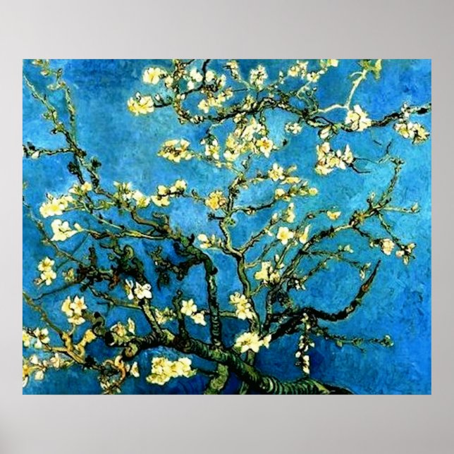 VanGogh Almond Träd Blommars Poster (Framsidan)